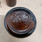 Antique amber-brown medicine Bottles 50/60 ml Marked 1845 apothecary set of 6 — photo 4