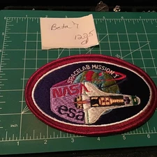 NASA PATCH vtg SPACELAB Mission 1 - ESA - Space Shuttle Columbia STS-9 5.75"