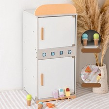 Image of Kids Fridge Plays Set Refrigerator Toy Realistic Toy Kitchen Set Gifts Boys and
