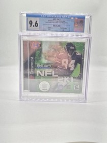 NFL 2K1 CGC 9.6 A+ Dreamcast Randy Moss Cover Sealed Graded Not WATA PSA VGA