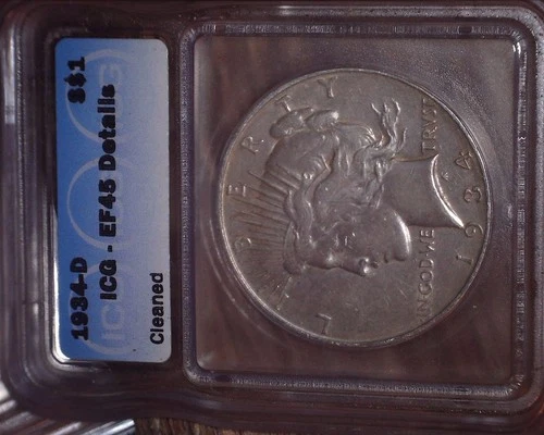 90% BULK SILVER, 1934-D Peace Dollar