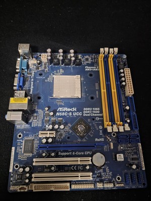AsRock N68C-S UCC AM2+ / AM3 +. AMD Athlon II 220 DDR3 DDR2