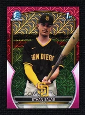 2023 Bowman Chrome Prospects Mega Box Pink Mojo Refractor /199 Ethan Salas