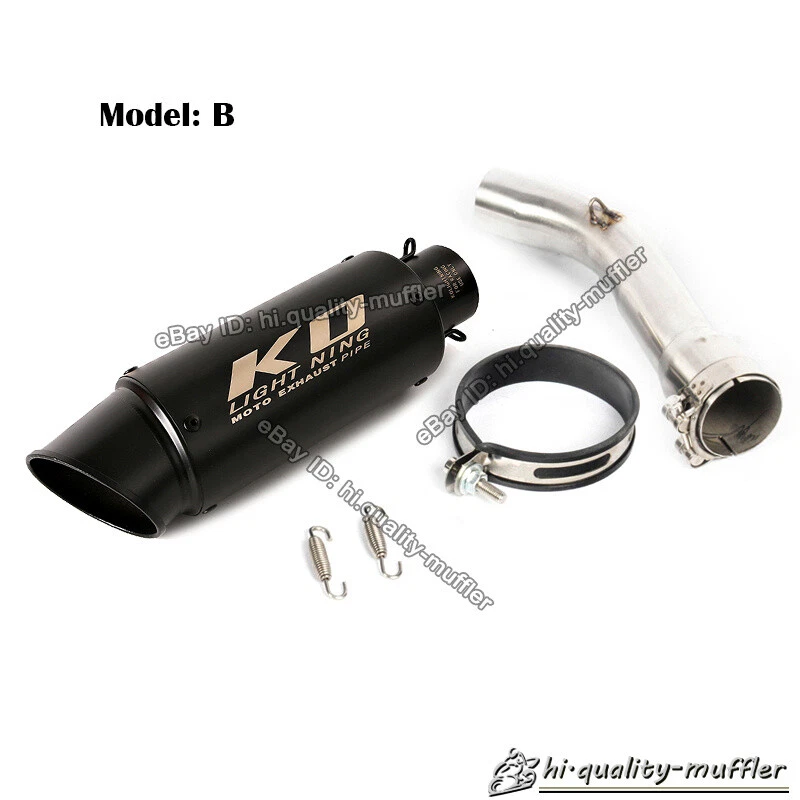 Silenciador escape trasero tubo medio escape deslizable para Yamaha FZ1 2006-2016 Foto 3 de 4