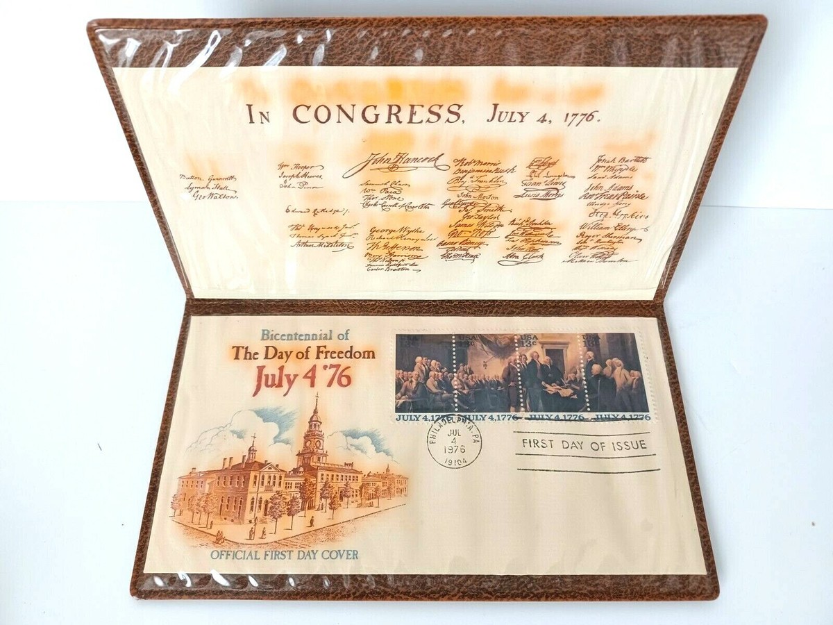 Bicentennial of The Day of Freedom July 4, 1776 Official First Day  display picture 1