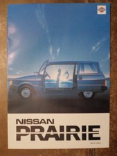 NISSAN PRAIRIE orig 1984 UK Mkt Sales Brochure