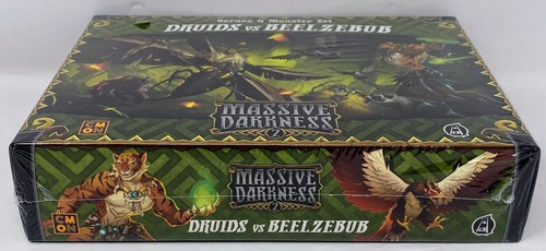 CMON Massive Darkness 2 - Heroes & Monster Set: Druids vs Beelzebub - NEW SEALED - Picture 4 of 7