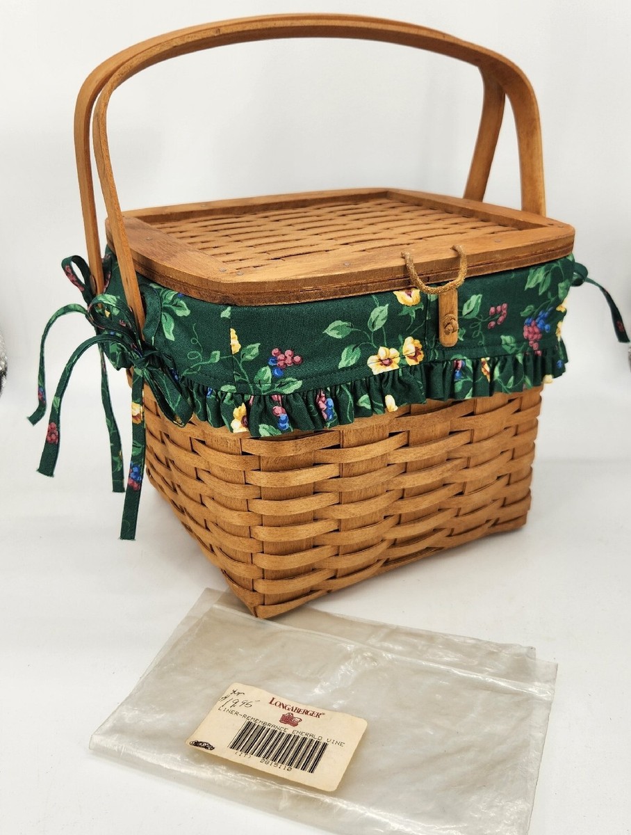 Longaberger 1992 Hostess Only Remembrance Basket Set SIGNED BY