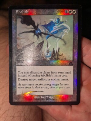 MTG Magic the Gathering Foil Abolish Prophecy set 1/143 Uncommon Instant