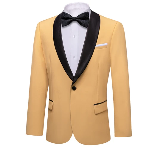 Para Hombres Floral Esmoquin Cena Chaqueta Calce Regular Chal Solapa Paisley Baile de graduación Fiesta Traje - Imagen 217 de 236