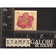 Inkadinkado Rubber Stamps 95339M GARDEN FLOWER BLOSSOM BACKGROUND DOTS W25