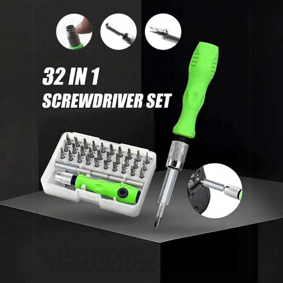 Precision Screwdriver Set 32 in 1 mini magnetic Screwdriver Set maintenance Kit - Image 2 of 4