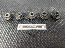 17T 19T 20T 21 22T M1 Steel RC Pinion Gear Set 5mm Bore M1.0 For Mod 1 Spur Gear