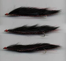 Trout Flies: Snake Fly: Red Head-Red Tail. UK Tied. Size 8 hook (code 259)