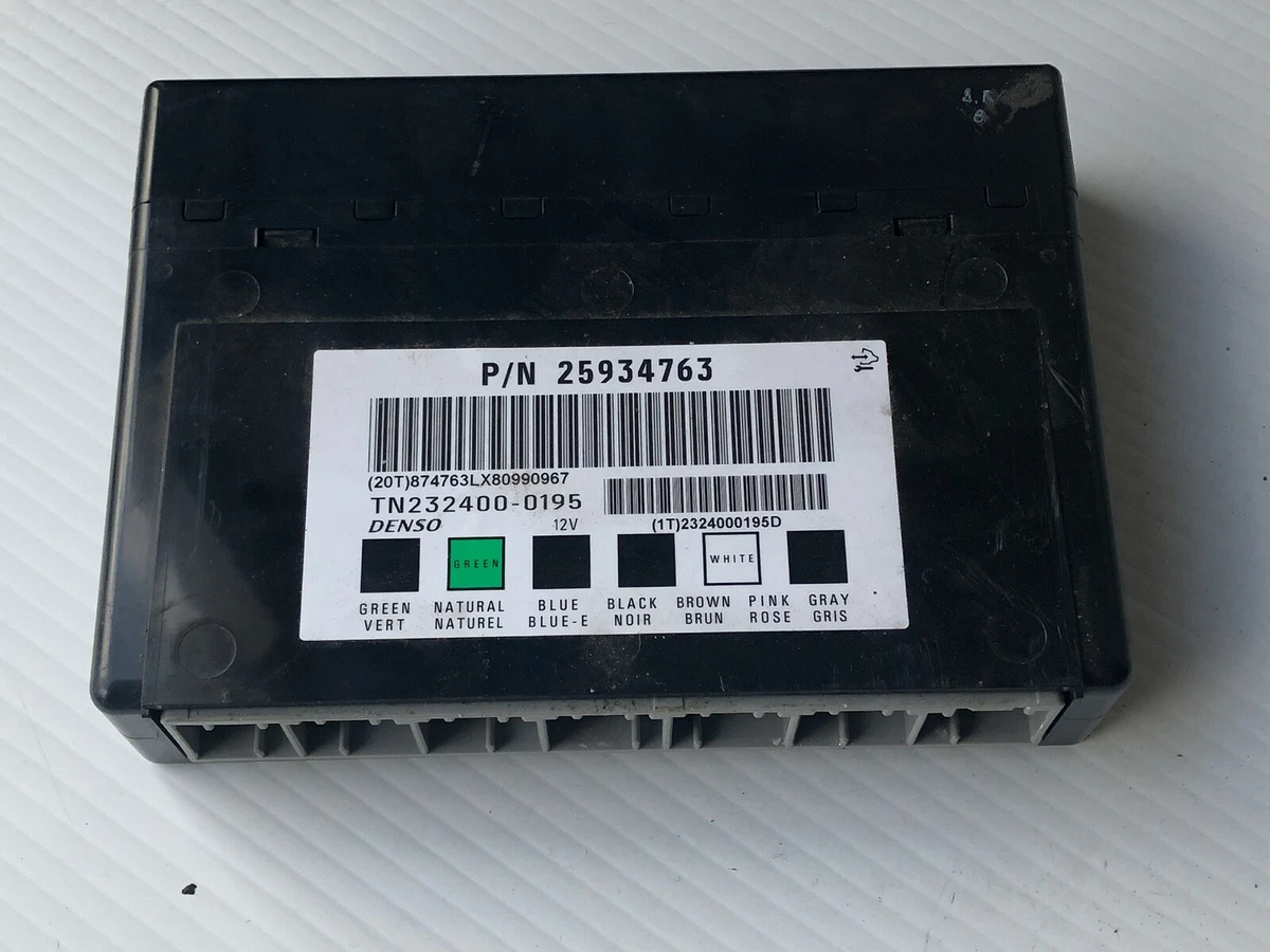 2007 - 2012 GMC Pontiac Chevrolet Body Control Module BCM BCU Unit  