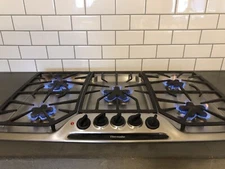 USED Thermador Masterpiece 36" Stainless 5 Burner Gas Cooktop SGS365ZS FREE S&H