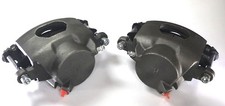 Pair 2 Single Piston Calipers Loaded W Pads For Gm
