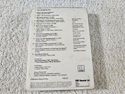 The Jackson Five- Motown Special 8-Track Tape. Pro serviced. UK Release - Picture 3 of 5
