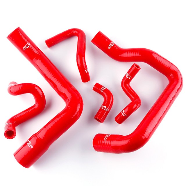 Silicone Radiator Hose Kit For 8693 Ford Mustang GT/Cobra V8 5.0L Red