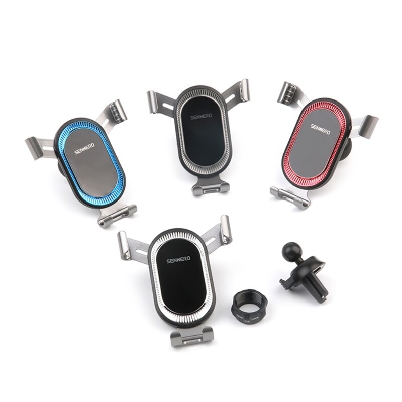 Car Phone Holder Air Vent Phone Mount Stable Hands-Free-image