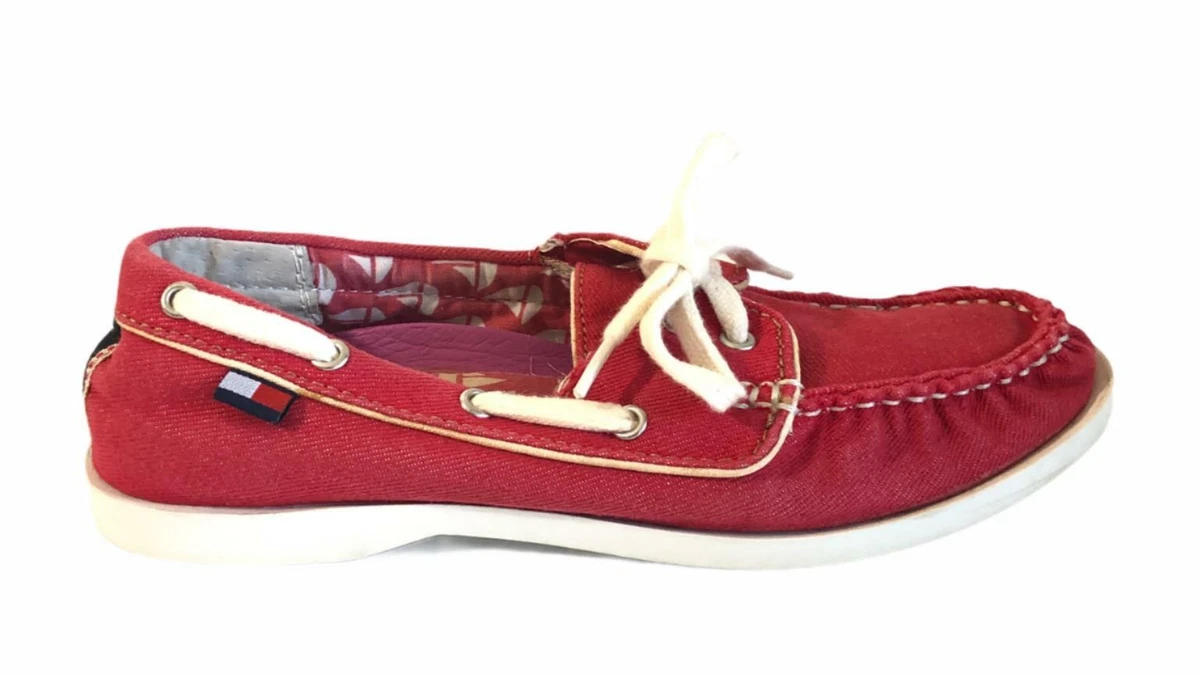 Tommy hilfiger boat shoes womens sale