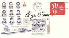 BRYAN O'CONNOR SIGNED POSTAL COVER  SPACE SHUTTLE STS 40 & 61 B - UACC AUTOGRAPH