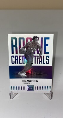 2017-18 Panini Status OG Anunoby RC Rookie Credentials #37 