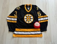 NHL Boston Bruins Andy Moog CCM Hockey Jersey Size L