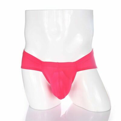 Herren Sexy Slips Ice Silk Bulge Pouch Unterwäsche Durchsichtiges Höschen