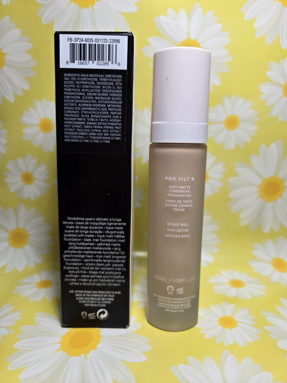 Fenty Beauty Pro Filt’r Soft Matte Longwear Liquid Foundation #210 1.08 fl oz