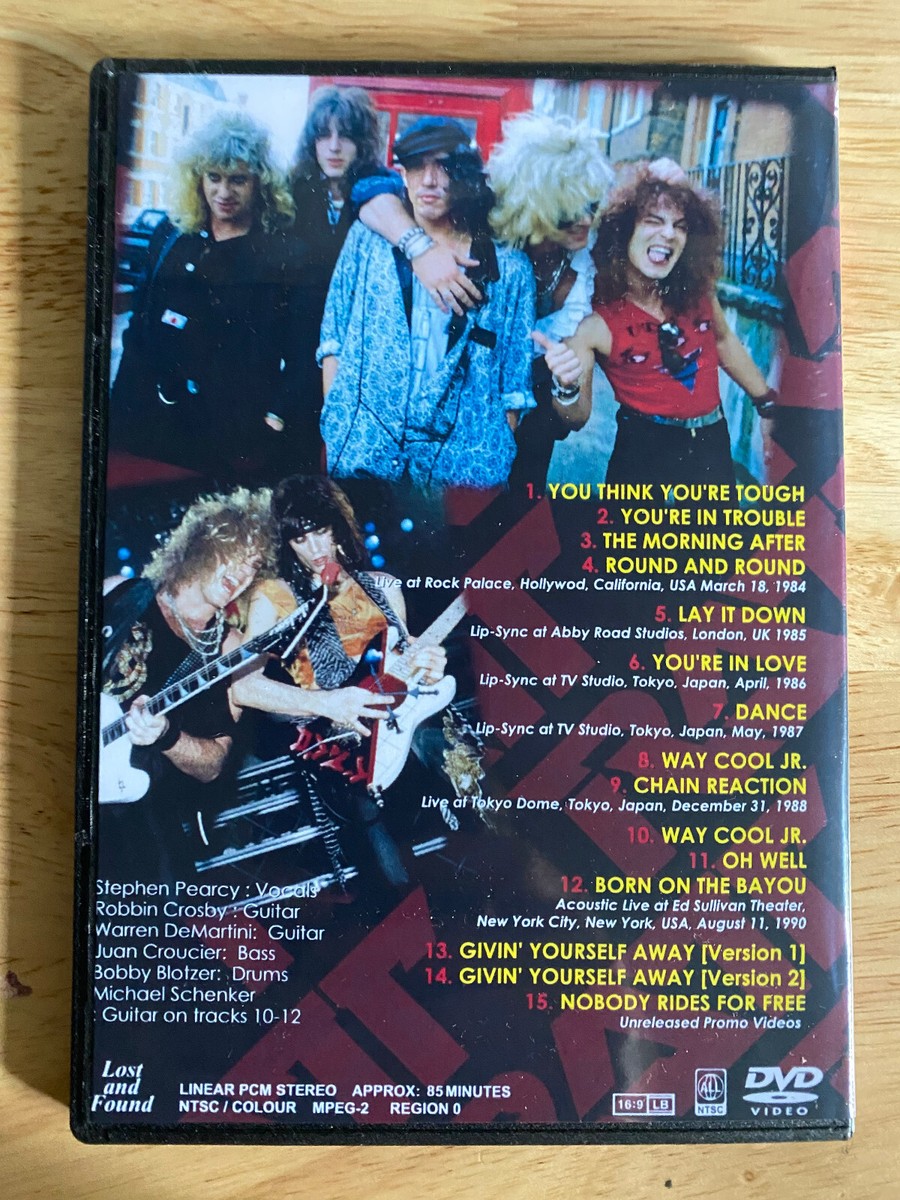 Ratt - Video Archive 1984-1991 DVD Live Rare Stephan Pearcy | eBay