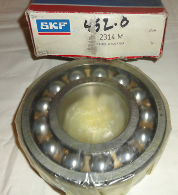 SKF 2314M DOUBLE ROW SELF-ALIGNING BEARING 70mm ID X 150mm OD 2314 M ...