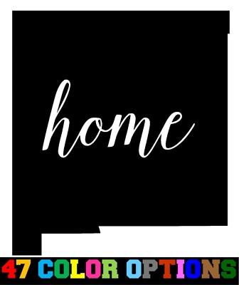 Vinyl Decal Truck Car Sticker Laptop - Home State Outline Love USA New Mexico