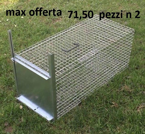 Duo Gabbia Trappola 82x36 - Proteggi i Tuoi Animali con Dolcezza