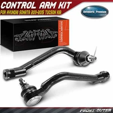 2x Left & Right Outer Tie Rod End for Hyundai Sonata 2011-2015 Tucson Kia Optima