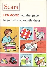 Sears Laundry Guide Lady Kenmore Automatic Dryer Booklet Vintage