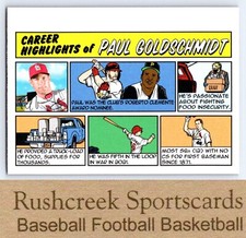 2022 Topps Heritage #73TC-16 Paul Goldschmidt Cardinals 1973 Topps Comics
