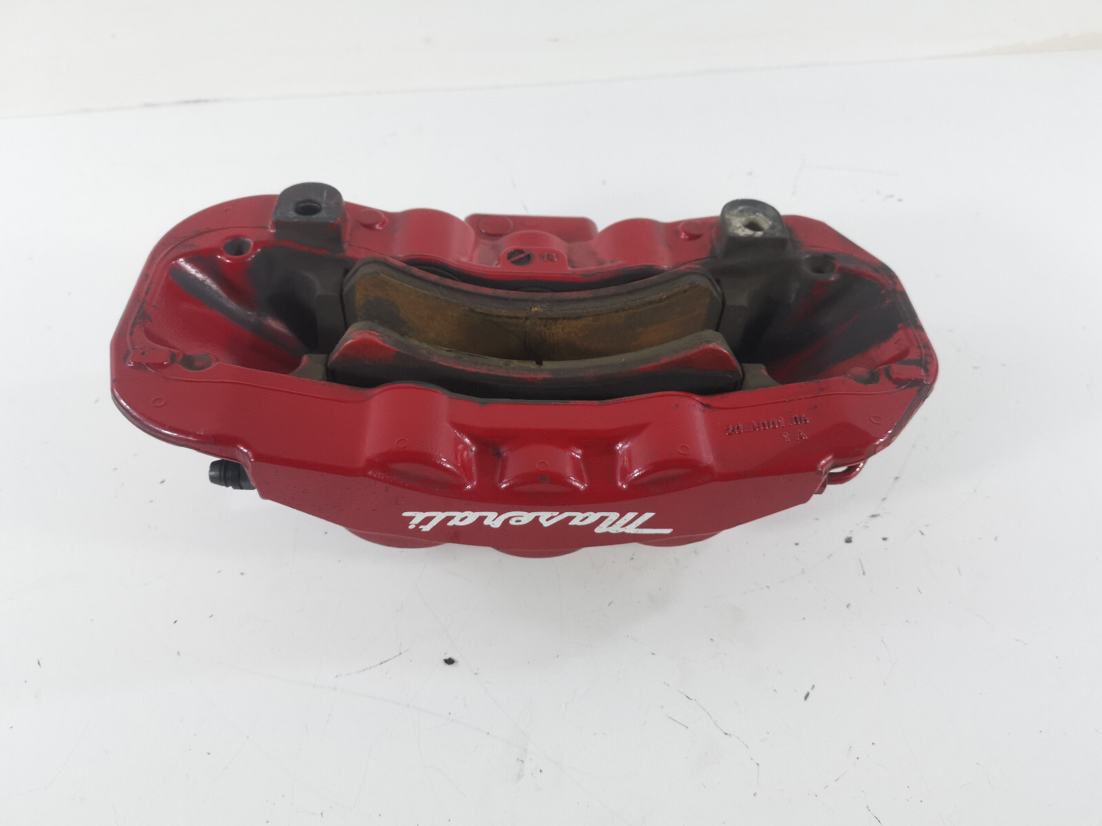 14 MASERATI GRANTURISMO FRONT BREMBO RED BRAKE CALIPER SET OEM