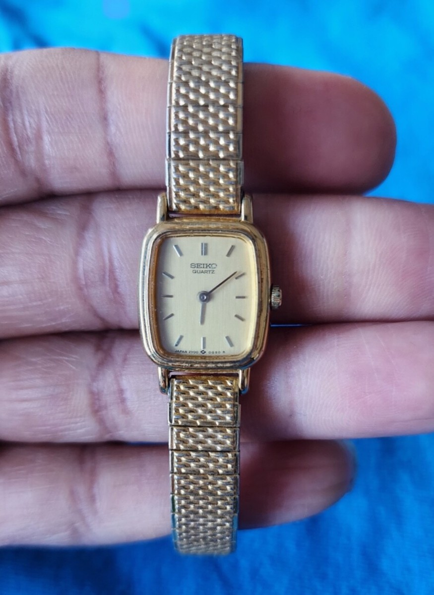Vintage Seiko Quartz Women's Gold Tone 2Y00-5849 Watch - Untested