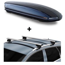 Dachbox MAA580+Alu Relingträger für für Opel Insignia Sportstourer ab 09 auflieg