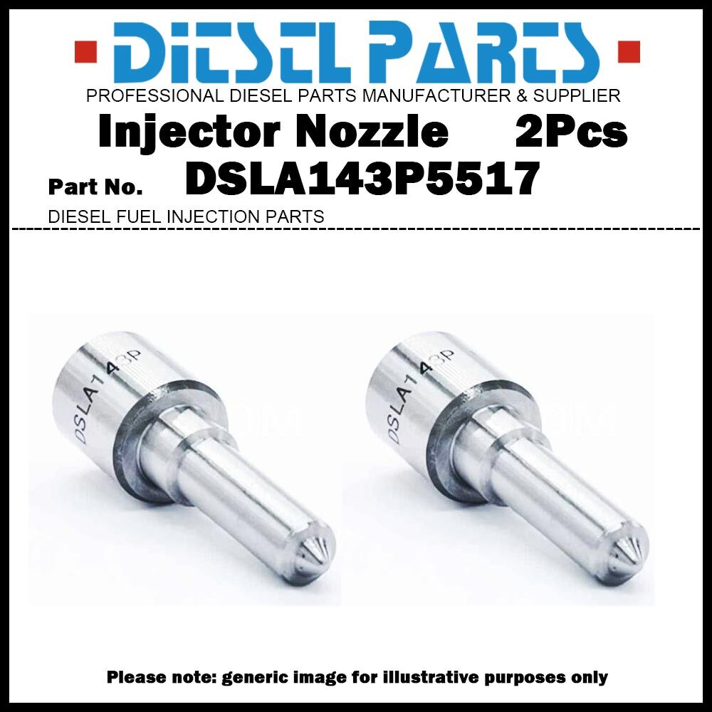 2Pcs Fuel Injector Nozzle DSLA143P5517 for DAF CF65 LF45 LF55