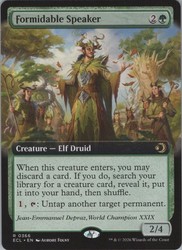 Formidable Speaker (Extended Art) - Lorwyn Eclipsed - #366
