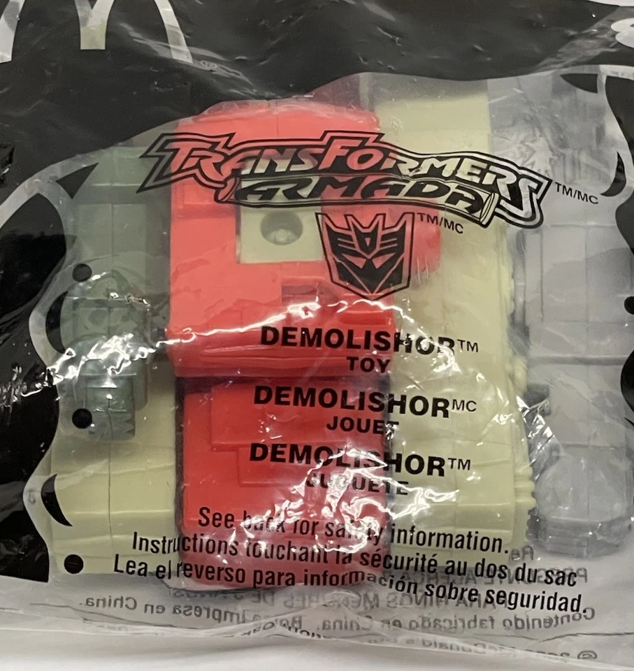 Figuras De Colección McDonalds Happy Meal Juguete Transformers Armada DEMOLISHOR & MEGATRON Foto 3 de 4