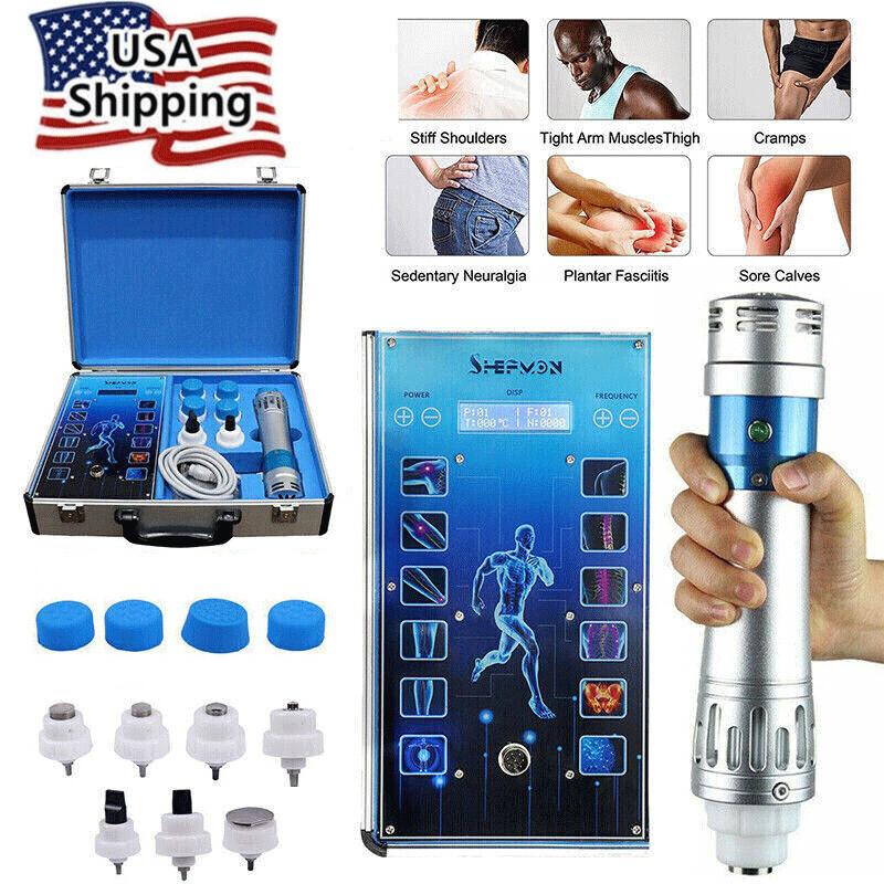 Touch Screen Focused Shockwave Therapy Machine 7 Heads ED Treatment Pain Relief