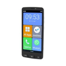 Olympia NEO+ Senioren Smartphone 5,5 Zoll Notruftaste 4G Dual SIM Ladestation Sc