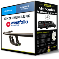 Abnehmbare AnhäNgerkupplung FüR Mercedes V-Klasse Viano 14- Typ W447 Westfalia