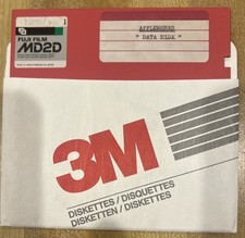 Appleworks Data Disk 5.25" Disk Vintage Software