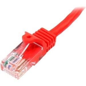 Startech 10M Red Cat5E Patch Cable With Snagless Rj45 Connectors Long Ethernet C