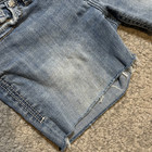 Silver Jeans CUT-OFFS Denim Shorts Womens 27 Low Rise Distressed Blue — photo 4
