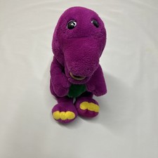 Barney  Friends Plush 13" The Lyons Group 1992 Kids Stuffed Purple Dinosaur